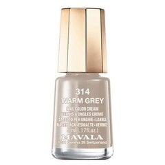 Küünelakk Mavala Nail Polish, N.314 Warm Grey, 5 ml hind ja info | Küünelakid, küünetugevdajad | kaup24.ee