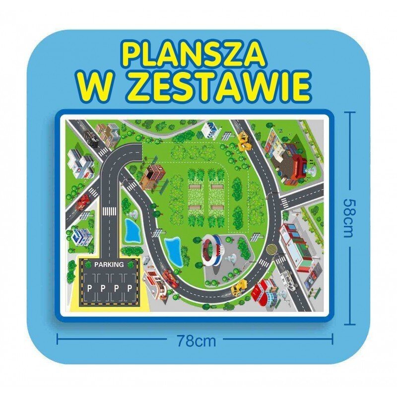 Woopie Track Spirala Garaaž autodele 3 tk hind ja info | Poiste mänguasjad | kaup24.ee