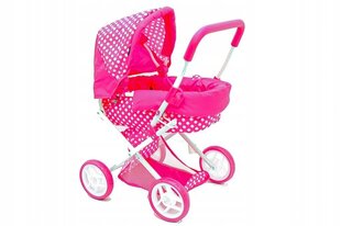 Кукольная коляска Baby Mix 34230, розовая цена и информация | MUST Металлическая бутылочка с Ярким рисунком (без BPA) (500ml) для мальчиков от 3+ лет Серая с Машинкой | kaup24.ee
