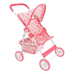 Кукольная коляска Baby Mix Terezka 49230, розовая цена и информация | Игрушки для девочек | kaup24.ee