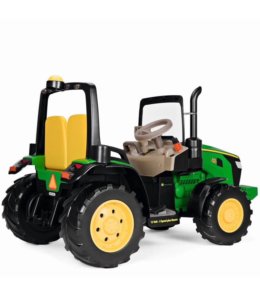 Akuga traktor Peg Perego John Deere Dual Force цена и информация | Poiste mänguasjad | kaup24.ee