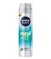 Nivea Men Fresh Kick Shaving Gel, 6 набор упаковки цена и информация | Косметика и средства для бритья | kaup24.ee