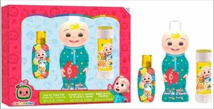 Komplekt lastele Cartoon Cocomelon: dušigeel, 200 ml + seebimullitaja + tualettvesi EDT, 50 ml цена и информация | Духи для детей | kaup24.ee