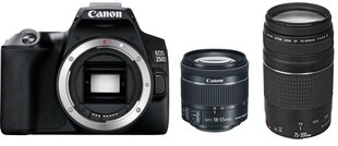 Canon EOS 250D + EF-S 18-55mm IS STM + EF 75-300mm III hind ja info | Fotoaparaadid | kaup24.ee