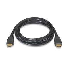 HDMI Kaabel Nanocable HDMI V2.0, 1m 10.15.3601 V2.0 4K 1 m Must hind ja info | Kaablid ja juhtmed | kaup24.ee