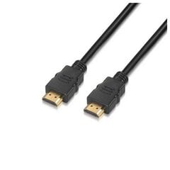 HDMI Kaabel Nanocable HDMI V2.0, 1m 10.15.3601 V2.0 4K 1 m Must hind ja info | Kaablid ja juhtmed | kaup24.ee