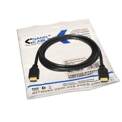 Кабель HDMI NANOCABLE AISCCI0278 v1.4 цена и информация | Кабели и провода | kaup24.ee