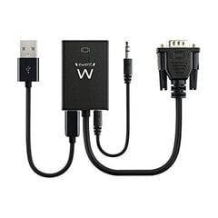 Адаптер VGA—HDMI с аудио Ewent EW9866 цена и информация | Адаптеры и USB-hub | kaup24.ee