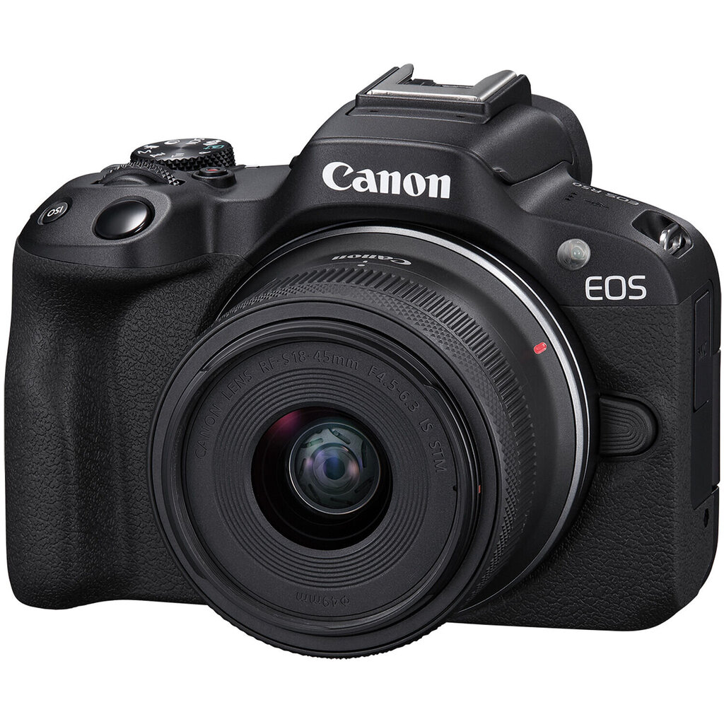 Canon EOS R50 + RF-S 18-45 IS STM (Black) цена и информация | Fotoaparaadid | kaup24.ee