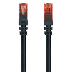 Жесткий сетевой кабель UTP кат. 6 Ewent EW-6U-005BL 1000 Mbit/s Чёрный (0,5 m) цена и информация | Кабели и провода | kaup24.ee