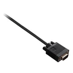 VGA-кабель V7 V7E2VGA-02M-BLK      (2 m) Чёрный цена и информация | Кабели и провода | kaup24.ee