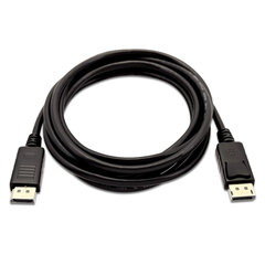 DisplayPort Kaabel V7 V7DP2DP-03M-BLK-1E Must hind ja info | Kaablid ja juhtmed | kaup24.ee
