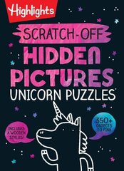 Scratch-Off Hidden Pictures Unicorn Puzzles цена и информация | Книги для малышей | kaup24.ee