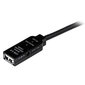 USB-kaabel Startech USB2AAEXT25M Must цена и информация | Kaablid ja juhtmed | kaup24.ee