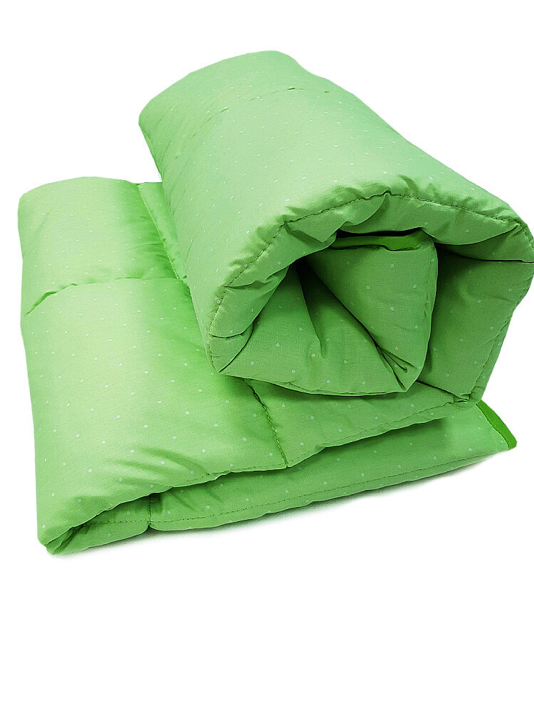 Laste tepitud villane tekk All Seasons green, 100x140 cm цена и информация | Tekid | kaup24.ee