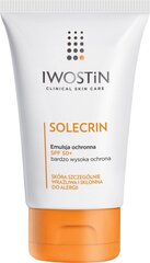 Iwostin Solercin SPF 50 päikesekaitsega emulsioon, 100 ml цена и информация | Кремы от загара | kaup24.ee