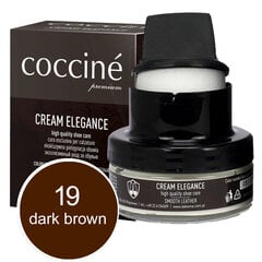 Tumepruun kreem käsnaga siledale nahale - Coccine Cream Elegance, 50 ml hind ja info | Rõivaste ja jalatsite hooldus | kaup24.ee