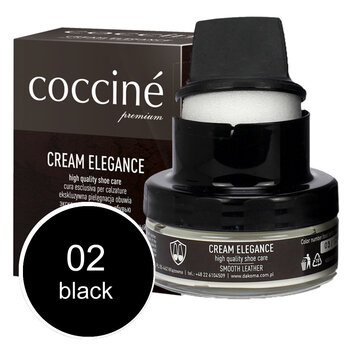 Must kreem käsnaga siledale nahale - Coccine Cream Elegance, 50 ml hind ja info | Rõivaste ja jalatsite hooldus | kaup24.ee