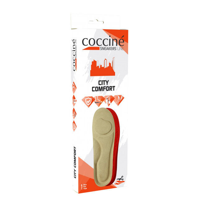 Igapäevased unisex sisetallad casual jalatsitele - Coccine City Comfort (1 paar) hind ja info | Rõivaste ja jalatsite hooldus | kaup24.ee