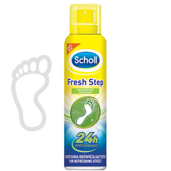 Scholl Fresh Step värskendav deodorant jalgadele, 150 ml hind ja info | Rõivaste ja jalatsite hooldus | kaup24.ee