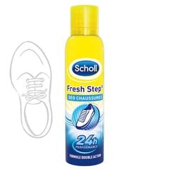 Scholl Fresh Step Дезодорант для обуви, 150 ml цена и информация | Уход за одеждой и обувью | kaup24.ee