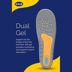 Scholl GelActiv Work™ sisetallad naiste tööjalatsitele, 1 paar, 35-40 hind ja info | Scholl Kodutarbed | kaup24.ee