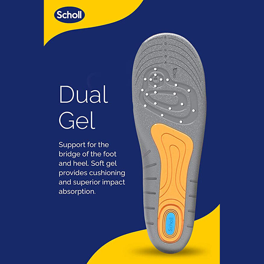 Scholl GelActiv Work™ sisetallad naiste tööjalatsitele, 1 paar, 35-40 hind ja info | Rõivaste ja jalatsite hooldus | kaup24.ee