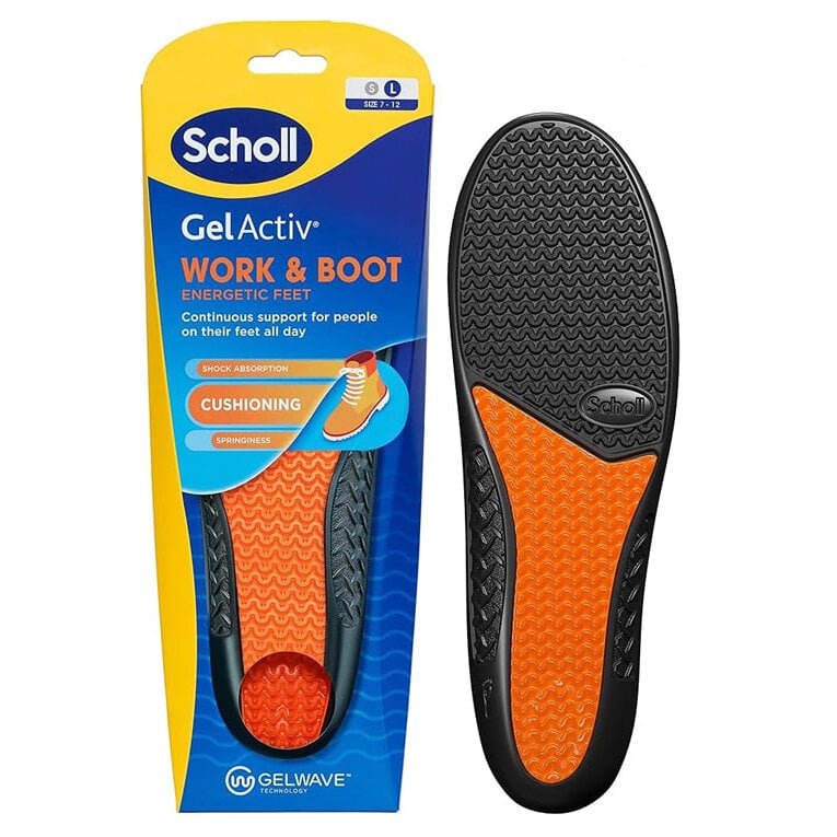 Scholl GelActiv Work™ sisetallad meeste tööjalatsitele, 1 paar, 40-46 цена и информация | Rõivaste ja jalatsite hooldus | kaup24.ee