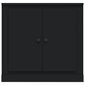vidaXL kummut, must, 70 x 35,5 x 67,5 cm, tehispuit hind ja info | Elutoa väikesed kapid | kaup24.ee