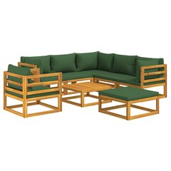 Комплект садовой мебели из 5 частей, полиротанг, коричневый цена и информация | Комплекты уличной мебели | kaup24.ee