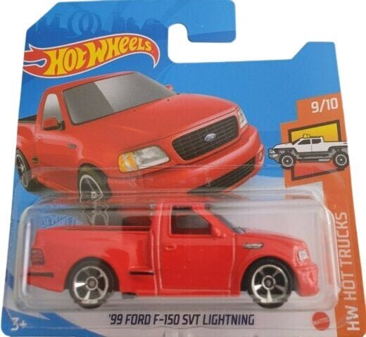 2021 - 237 - GRY97 Hot Wheels '99 FORD F-150 SVT Lightning цена и информация | Poiste mänguasjad | kaup24.ee