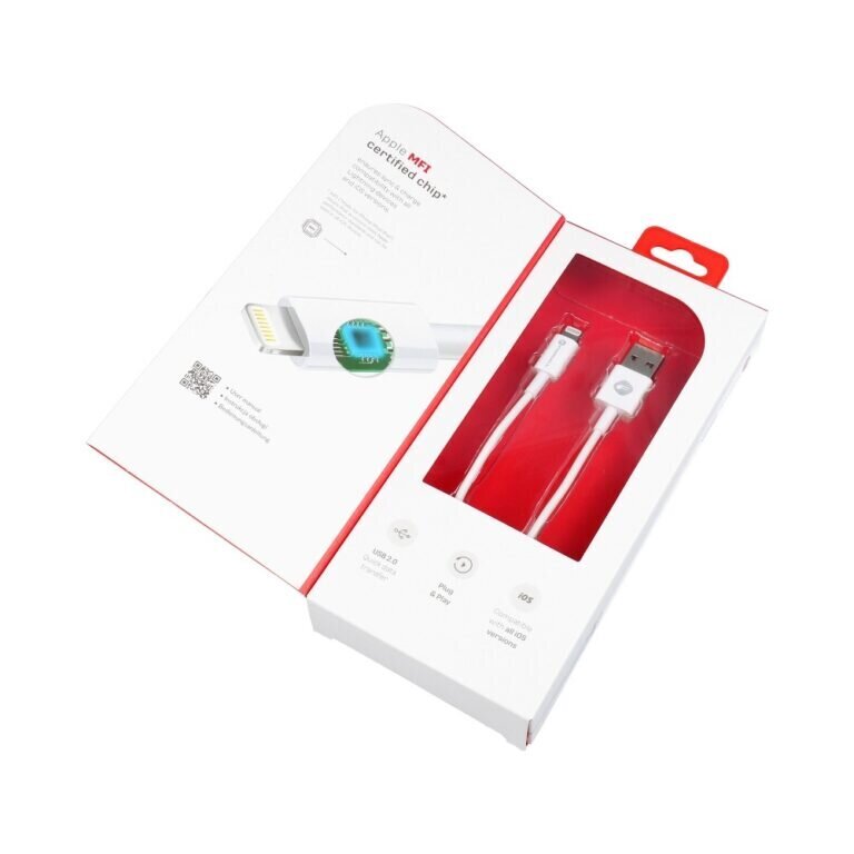 Forcell cabel USB MFI for Lightning Apple Iphone 8-pin LC01 цена и информация | Mobiiltelefonide kaablid | kaup24.ee