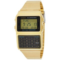 Meeste Kell Casio Databank Calculator, kuldne цена и информация | Мужские часы | kaup24.ee