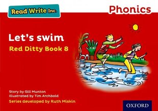 Read Write Inc. Phonics: Red Ditty Book 8 Let's Swim цена и информация | Книги для подростков и молодежи | kaup24.ee