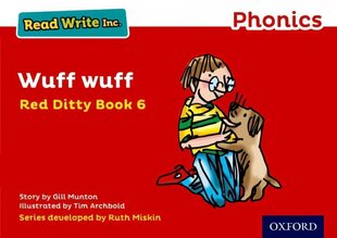 Read Write Inc. Phonics: Red Ditty Book 6 Wuff Wuff hind ja info | Noortekirjandus | kaup24.ee