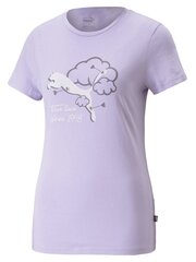 PUMA Graphics Valentine Tee Vivid Violet 234238017 цена и информация | Женские футболки | kaup24.ee