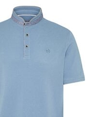 BUGATTI Grandad Collar Cont Blue-Grey 562057299 цена и информация | Мужские футболки | kaup24.ee
