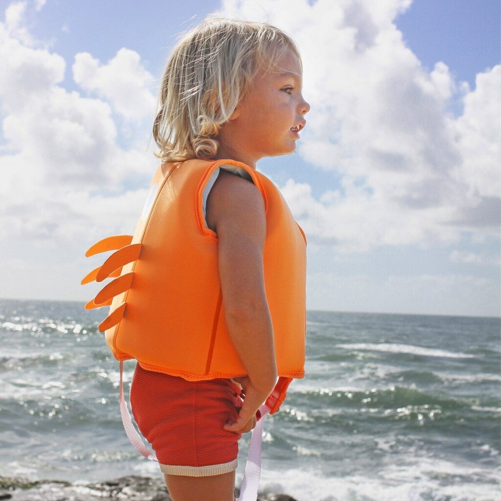 Ujumisvest Sonny Neon Orange (S suurus, 1-2 aastat vana, kuni 15 kg) цена и информация | Ujumisvestid ja -kätised | kaup24.ee