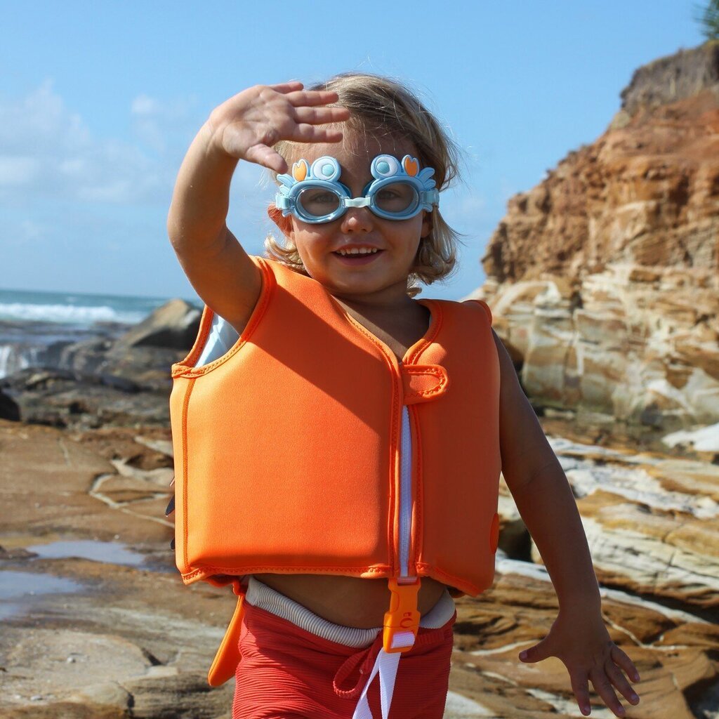 Ujumisvest Sonny Neon Orange (M suurus, 2-3 aastat vana, kuni 18 kg) hind ja info | Ujumisvestid ja -kätised | kaup24.ee