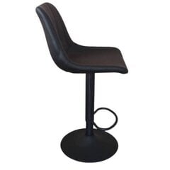 Baaripukk Winchester IT-7998 PU, must/must jalg hind ja info | Söögilaua toolid, köögitoolid | kaup24.ee