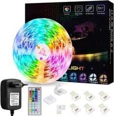 LED riba valgusriba 5 m, RGB puldiga hind ja info | LED ribad | kaup24.ee
