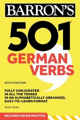 501 German Verbs, Sixth Edition Sixth Edition цена и информация | Пособия по изучению иностранных языков | kaup24.ee