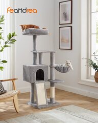 Когтеточка для кошек Feandrea 135 см., светло-серая цена и информация | Когтеточки | kaup24.ee