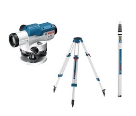 Bosch OPTICAL LEVEL GOL 20 G + BT160 statiiv + GR500 STAFF цена и информация | Механические инструменты | kaup24.ee