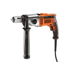 Puurvasar Black+Decker 910W 2-KIIRUSELINE KR911K цена и информация | Шуруповерты, дрели | kaup24.ee