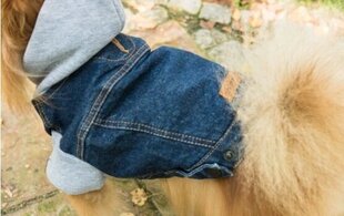 Куртка Amiplay для собак Denim, синяя, раз. размеры цена и информация | Одежда для собак | kaup24.ee