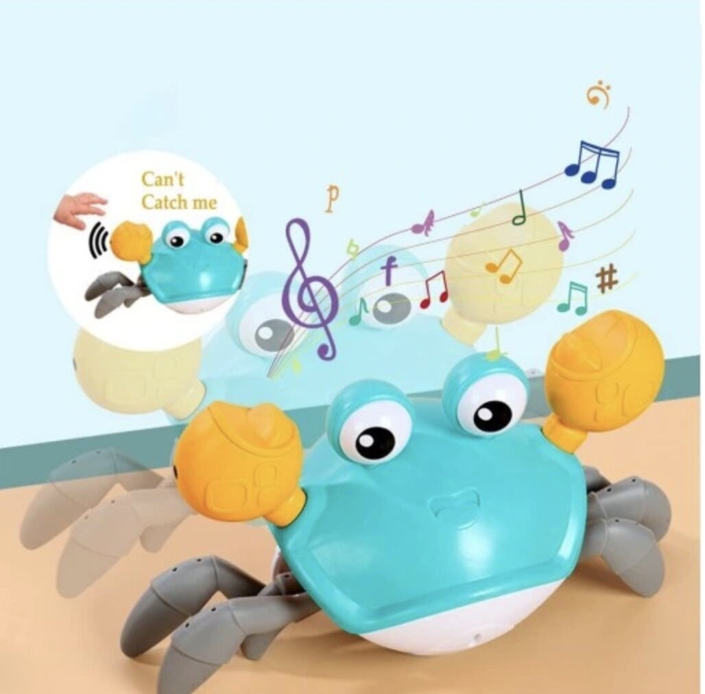 Jooksev ja krabi mängiv laste mänguasi цена и информация | Imikute mänguasjad | kaup24.ee
