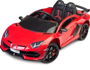 Одноместный детский электромобиль Toyz Lamborghini Aventador SVJ, красный цена и информация | Электромобили для детей | kaup24.ee