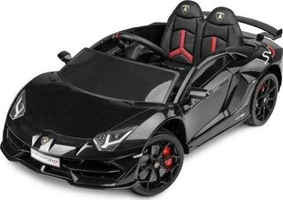 Одноместный детский электромобиль Toyz Lamborghini Aventador SVJ, черный цена и информация | Электромобили для детей | kaup24.ee