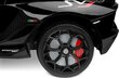 Laste ühekohaline elektriauto Toyz Lamborghini Aventador SVJ, must hind ja info | Laste elektriautod | kaup24.ee